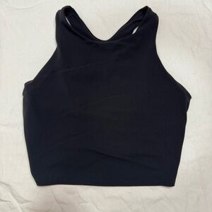 Black Athleta Racerback Crop Top